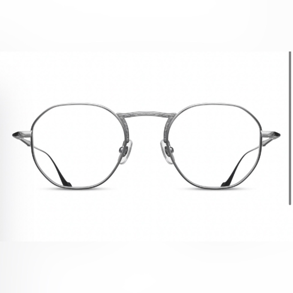 BNIB - Matsuda M3057 (49-21-145) Geometric Optical - Antique Silver